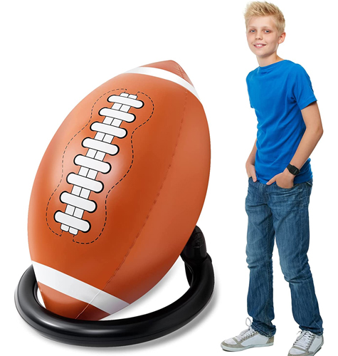 DEEKIN Giant Inflatable Football and Tee Party Decorations Football Toys